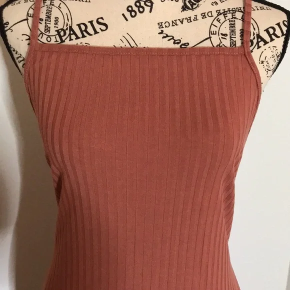 Women Body Con Dress spaghetti Straps TERRACOTTA XLSEXY - Picture 5 of 8